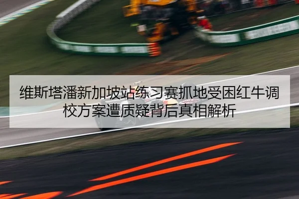 维斯塔潘新加坡站练习赛抓地受困红牛调校方案遭质疑背后真相解析